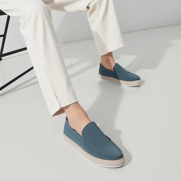Summerside Men’s Suede Loafers – Soft Leather Comfort