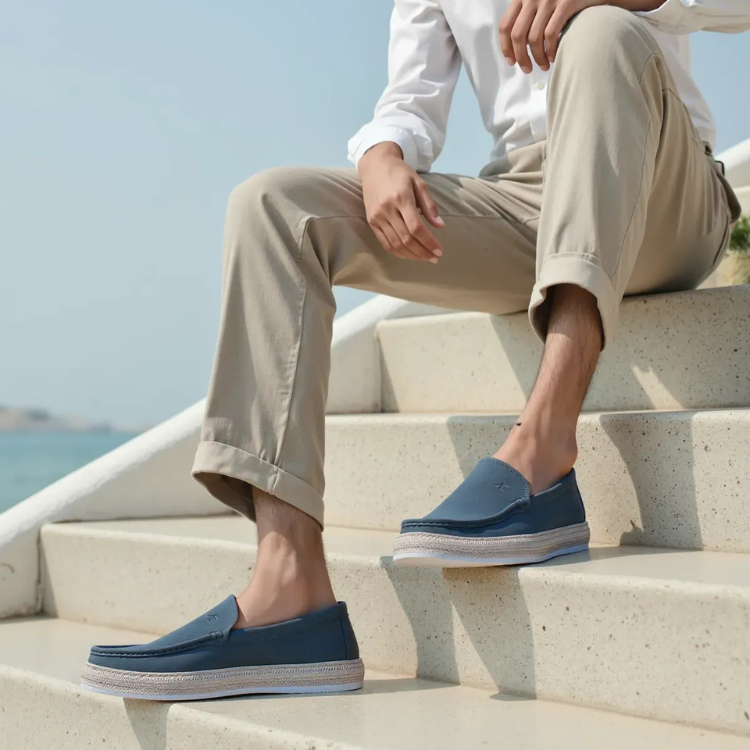 Summerside Men’s Suede Loafers – Soft Leather Comfort