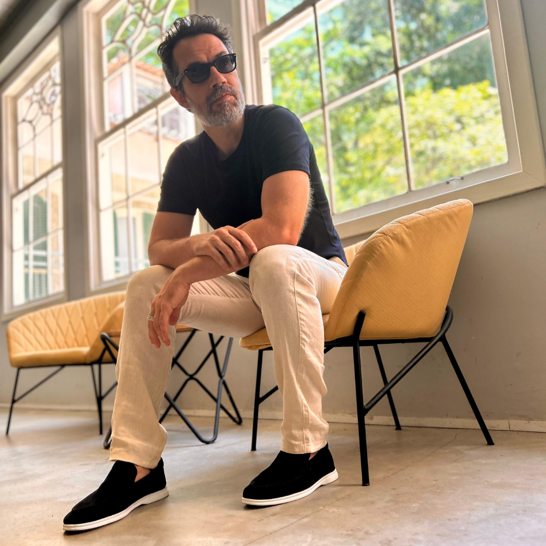 Men’s Old Executive Suede Loafers – Timeless Elegance