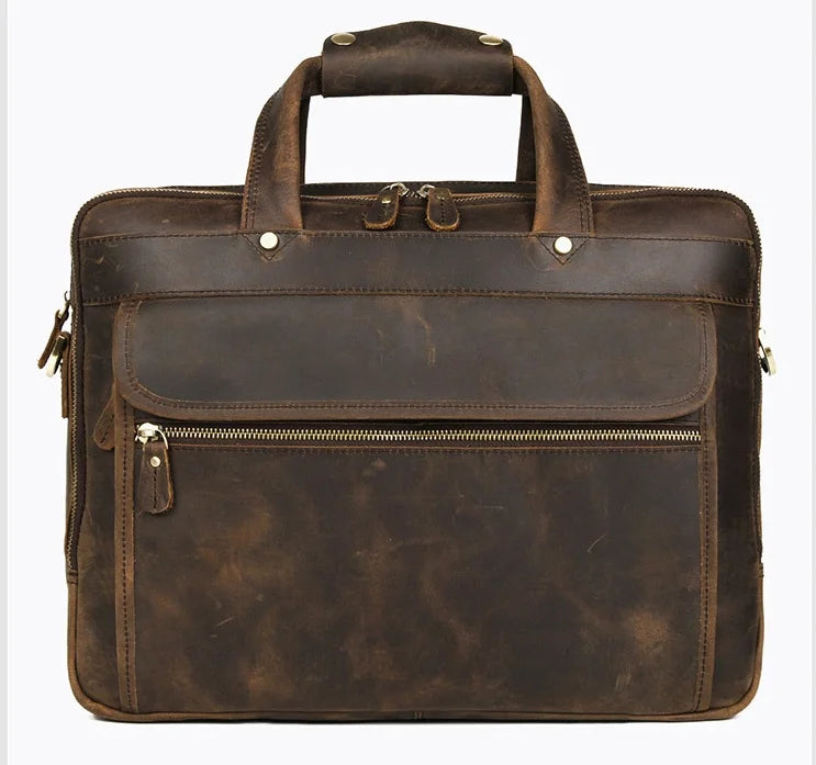 Executive Genuine Leather Briefcase Rome