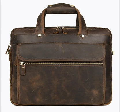 Executive Genuine Leather Briefcase Rome