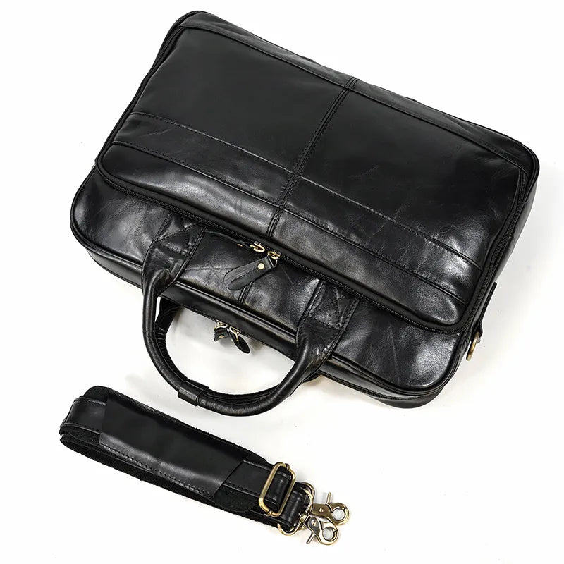 Executive Leather Briefcase Premium Vanity