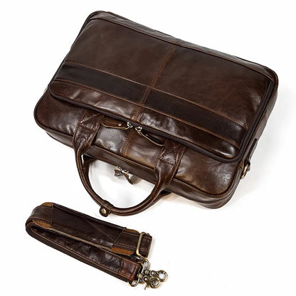 Executive Leather Briefcase Premium Vanity
