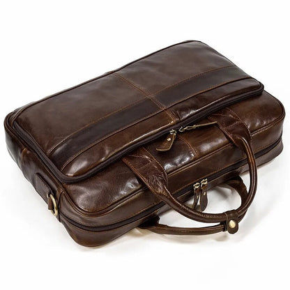 Executive Leather Briefcase Premium Vanity