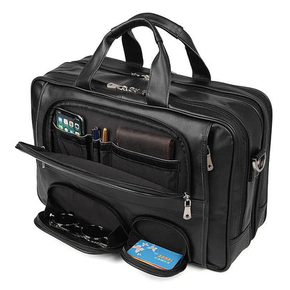 Madrid Luxury Men’s Leather Briefcase