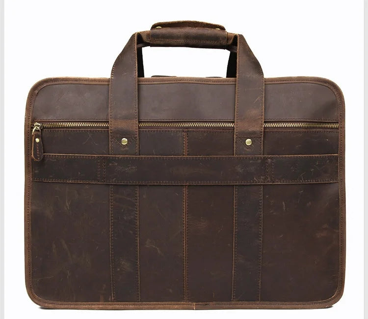 Executive Genuine Leather Briefcase Rome