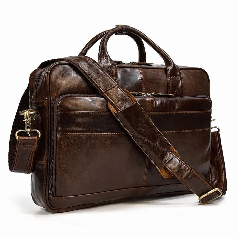 Executive Leather Briefcase Premium Vanity
