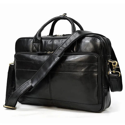 Executive Leather Briefcase Premium Vanity