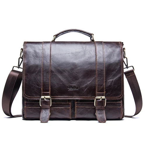 Premium Executive Leather Briefcase Montana