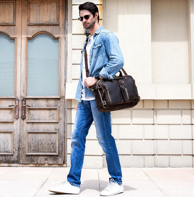 Executive Leather Milan Briefcase