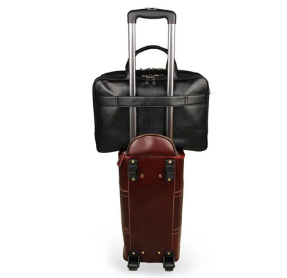 Madrid Luxury Men’s Leather Briefcase