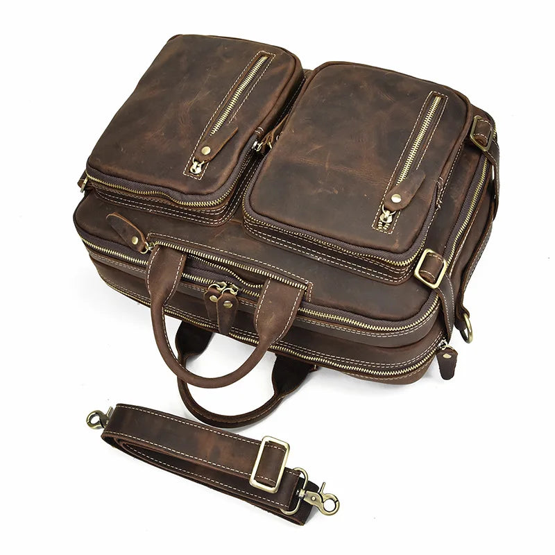Executive Leather Milan Briefcase