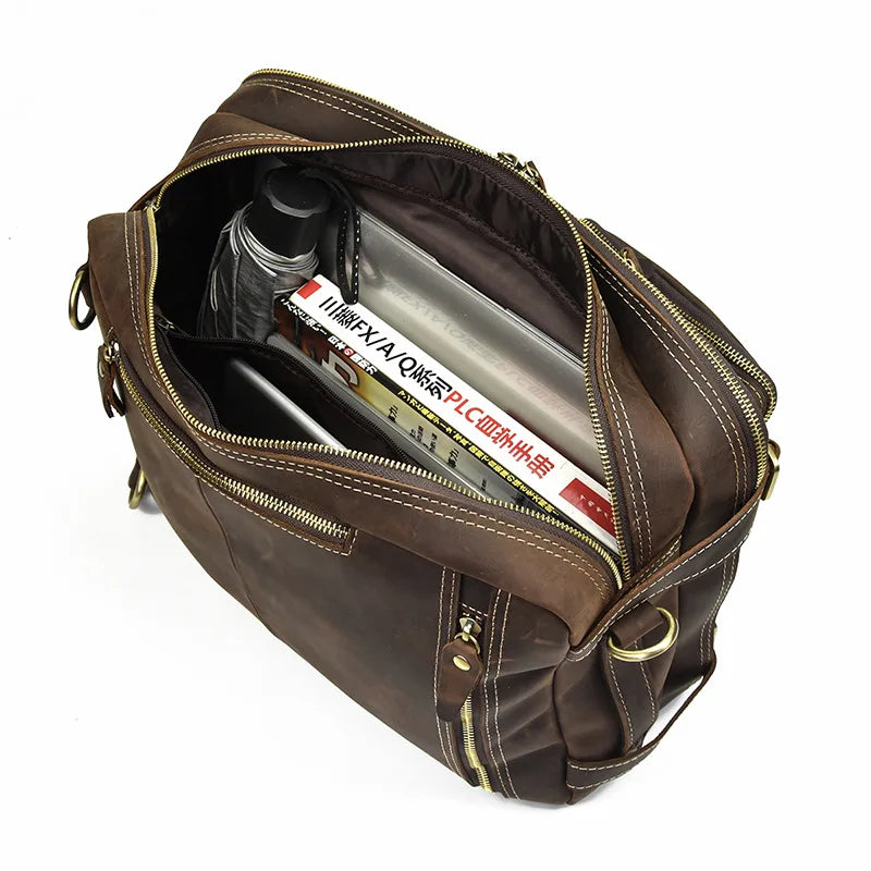 Executive Leather Milan Briefcase