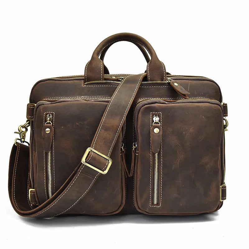 Executive Leather Milan Briefcase