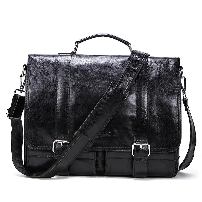 Premium Executive Leather Briefcase Montana