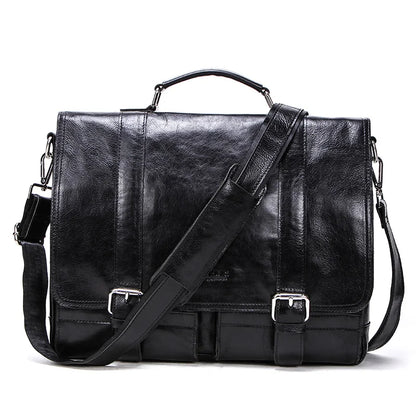 Premium Executive Leather Briefcase Montana