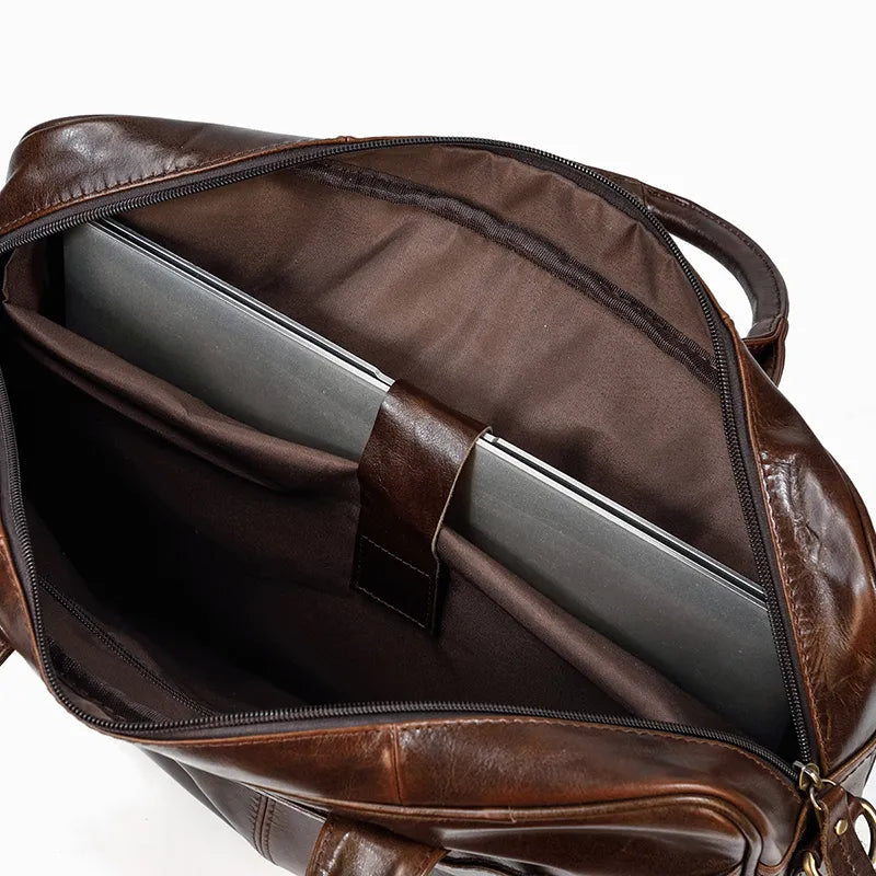 Executive Leather Briefcase Premium Vanity
