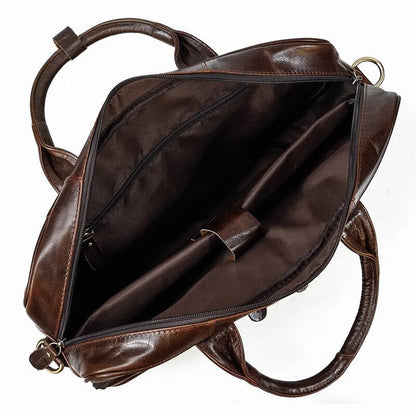 Executive Leather Briefcase Premium Vanity