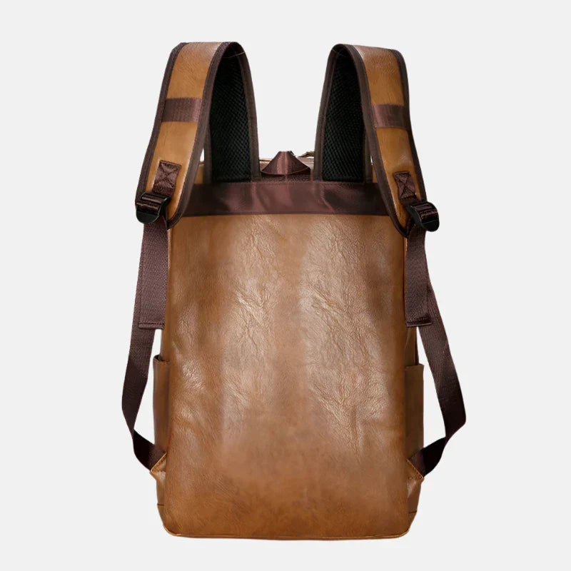 Bergamo Leather Backpack – Premium Waterproof Business Bag for Men