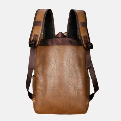 Bergamo Leather Backpack – Premium Waterproof Business Bag for Men