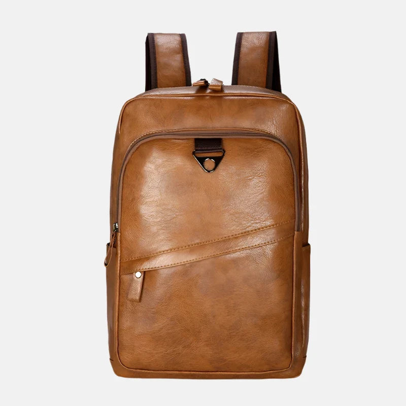 Bergamo Leather Backpack – Premium Waterproof Business Bag for Men