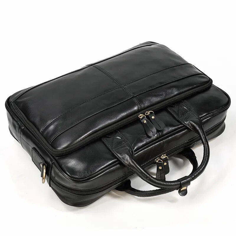 Executive Leather Briefcase Premium Vanity