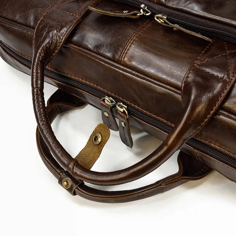 Executive Leather Briefcase Premium Vanity