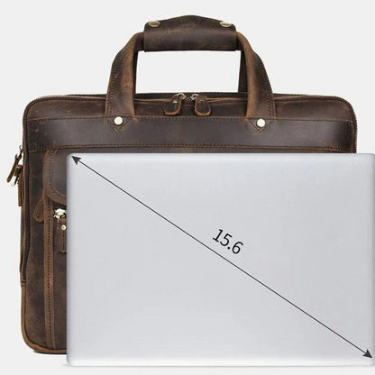 Executive Genuine Leather Briefcase Rome