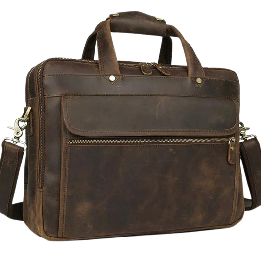 Executive Genuine Leather Briefcase Rome