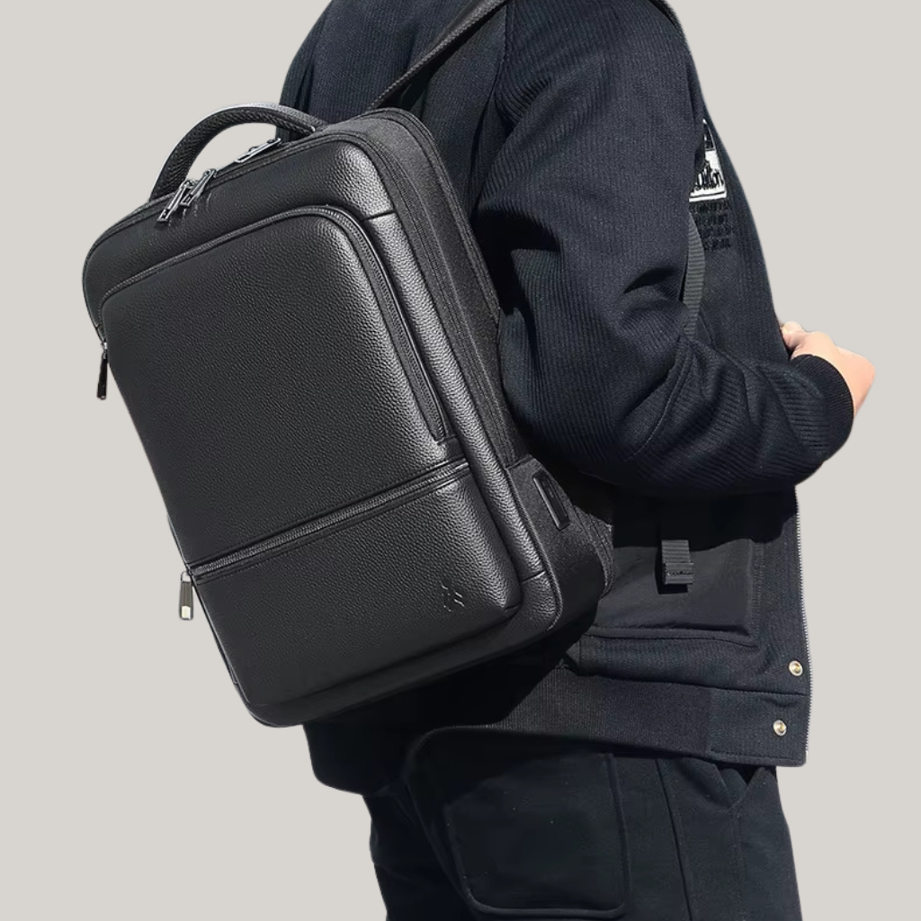 Urban Max Waterproof Leather Backpack