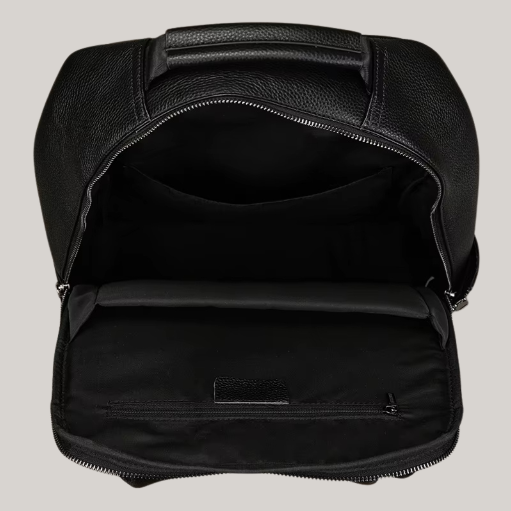 Gardner Men’s Waterproof Leather Backpack – 15.6" Laptop Compatible