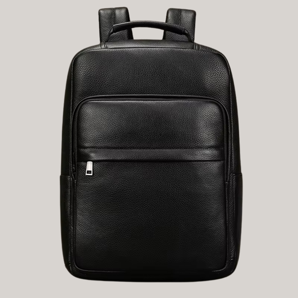 Gardner Men’s Waterproof Leather Backpack – 15.6" Laptop Compatible
