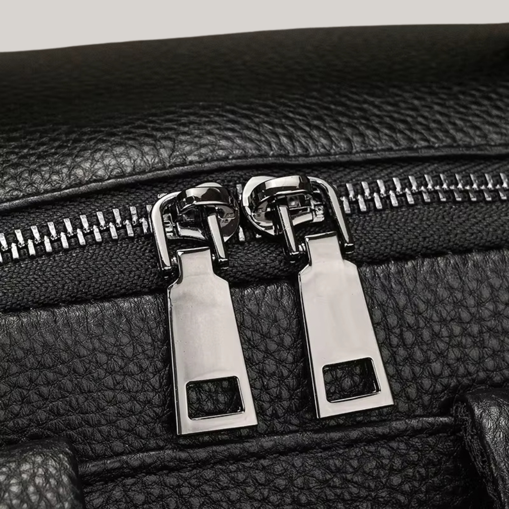 Gardner Men’s Waterproof Leather Backpack – 15.6" Laptop Compatible