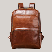 Phillip Men’s 15" Leather Laptop Backpack – Vintage Style