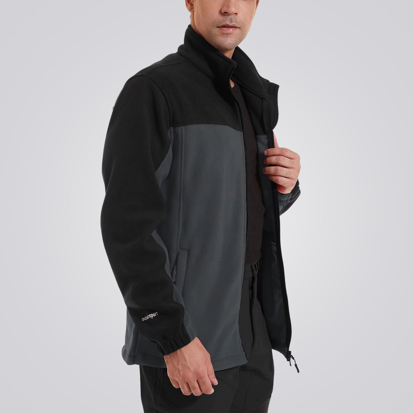 Men's Fleece Jacket Peter For Outdoor