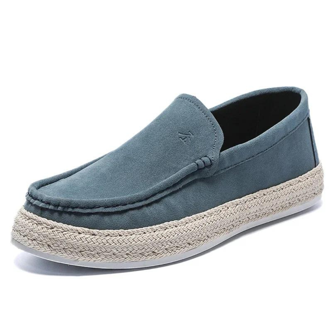 Summerside Men’s Suede Loafers – Soft Leather Comfort