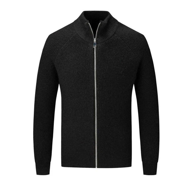 Men’s Cashy Cashmere Zip Sweater