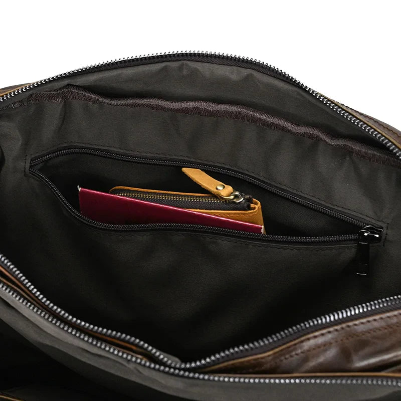 Executive Leather Milan Briefcase