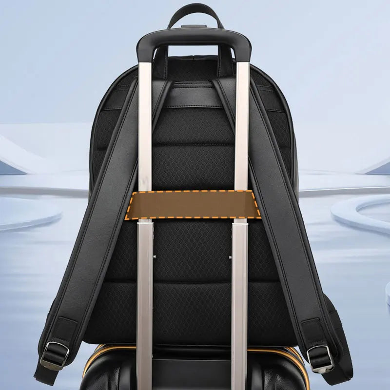 Charlton Men’s Leather Backpack