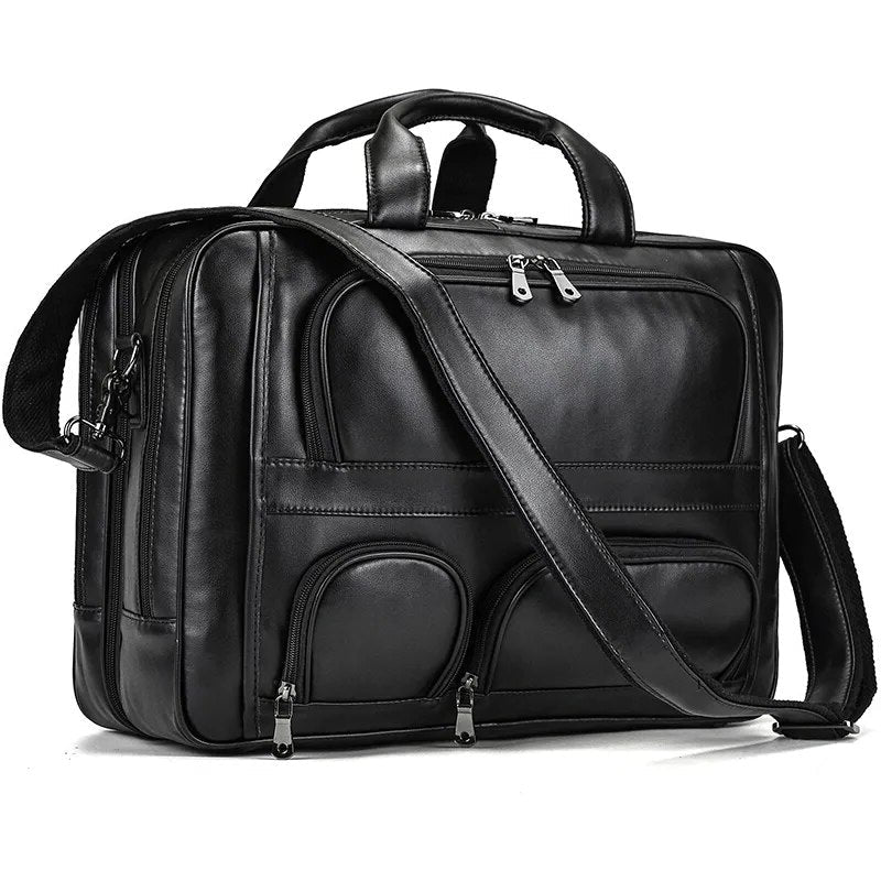 Madrid Luxury Men’s Leather Briefcase