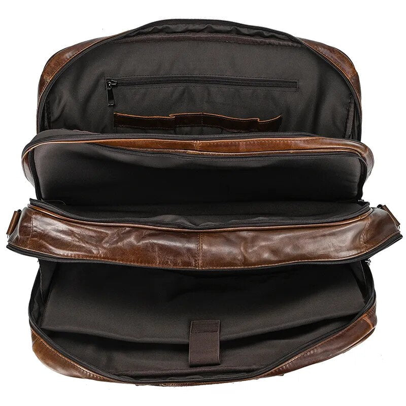 Madrid Luxury Men’s Leather Briefcase