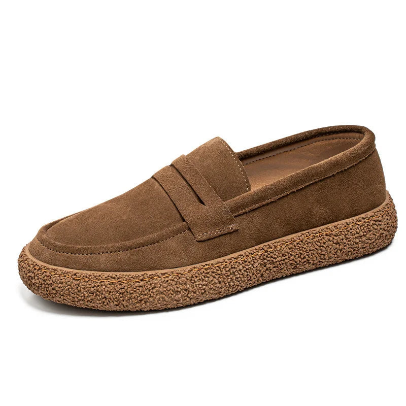 Terry Men’s Suede Loafers – Classic Moccasin