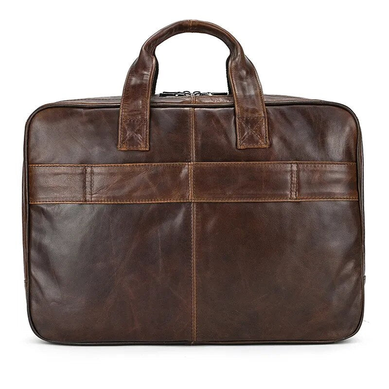 Madrid Luxury Men’s Leather Briefcase