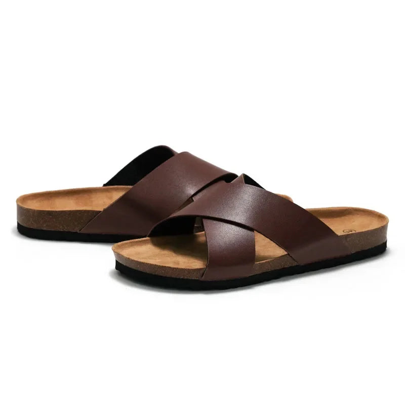 Dutti Men’s Coffee Brown Sandals