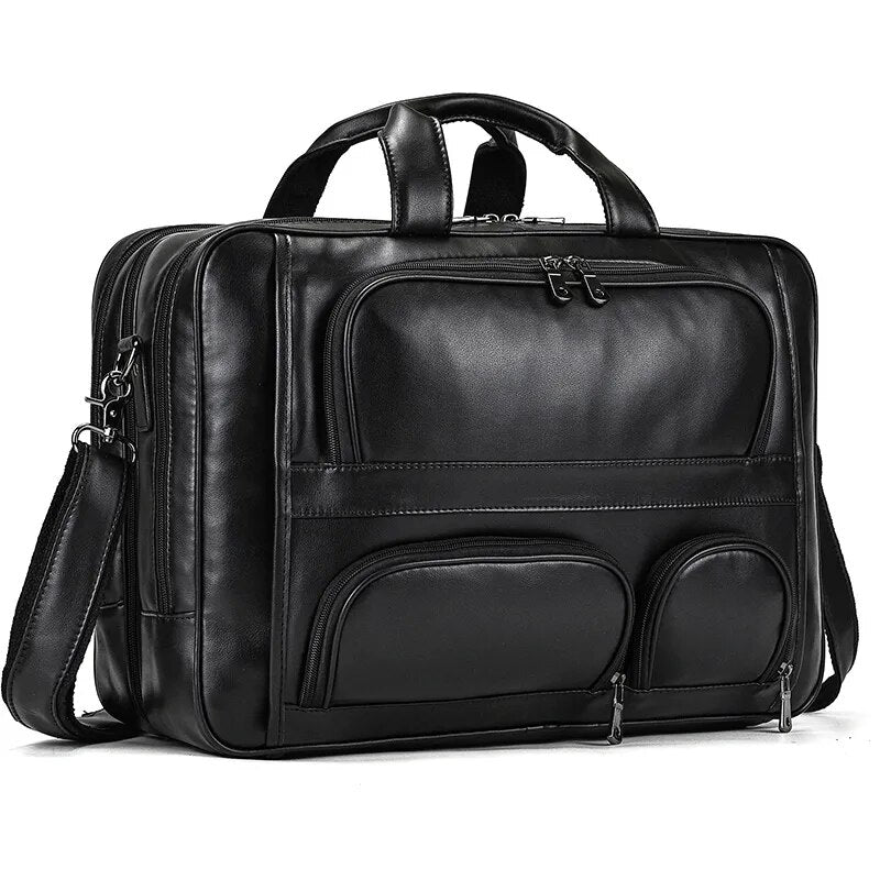Madrid Luxury Men’s Leather Briefcase