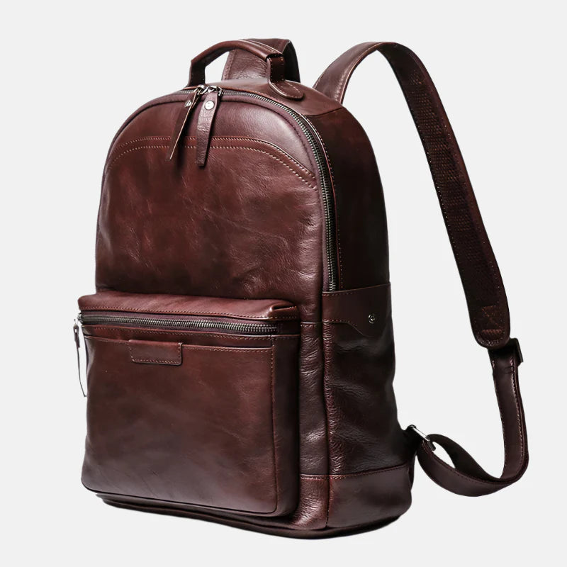 Sidney Leather Backpack – Durable Men's Business Bag