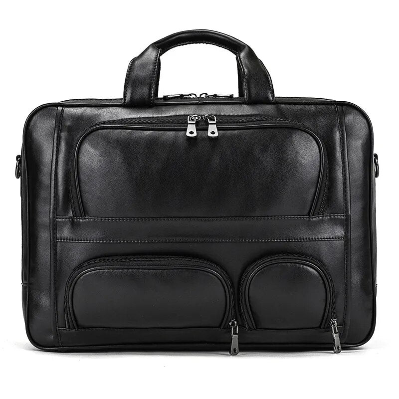 Madrid Luxury Men’s Leather Briefcase