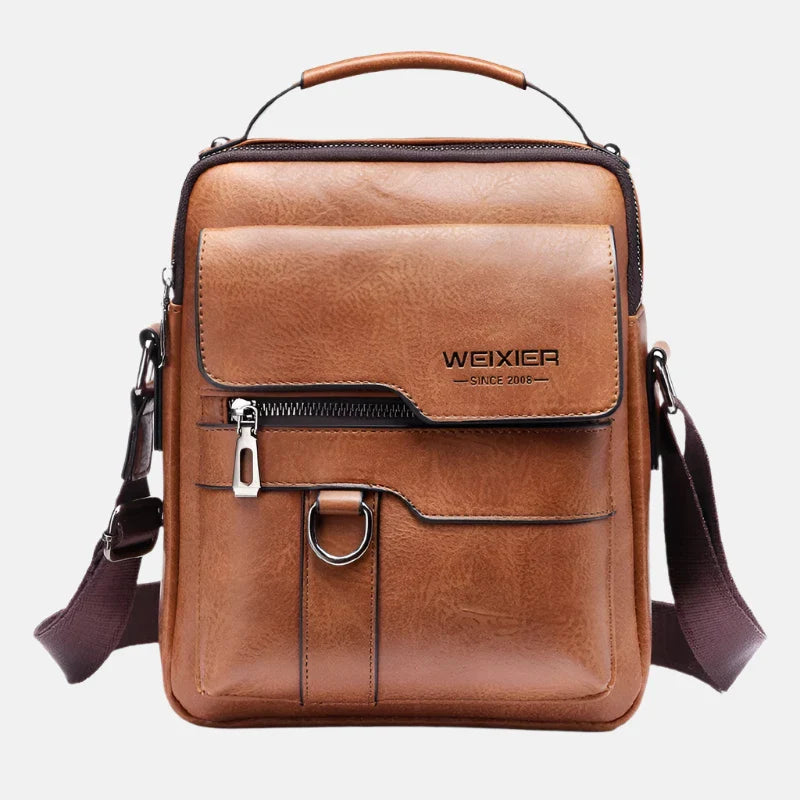 Business Smith Leather Shoulder Bag – Sleek, Durable & Professional