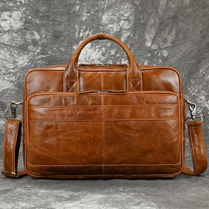 Executive Leather Briefcase Premium Vanity