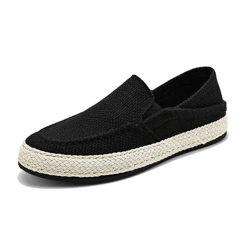 Executive Men’s Linen Loafers – Lightweight Sophistication